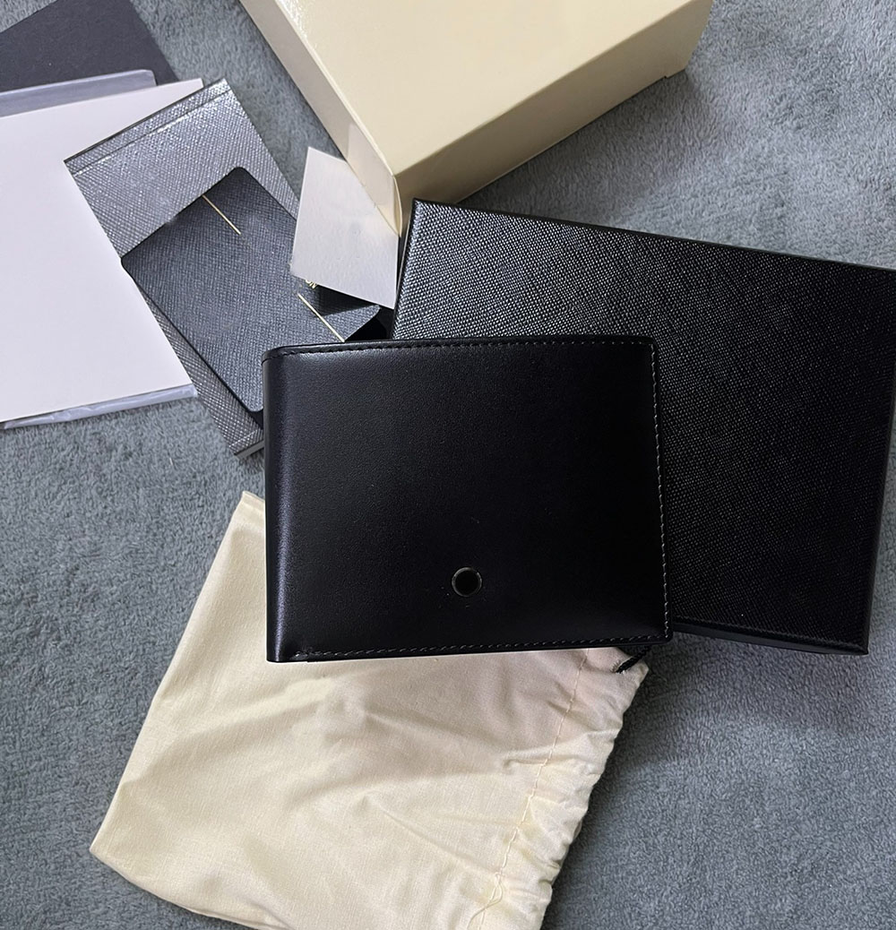 Men's Classic Wallet Brand Designer Credit Card Holder Leather Coin Pocket Short Purse Bank Card Case High Quality Wallets 6 Card Slots Fashion Women's Mini Purses