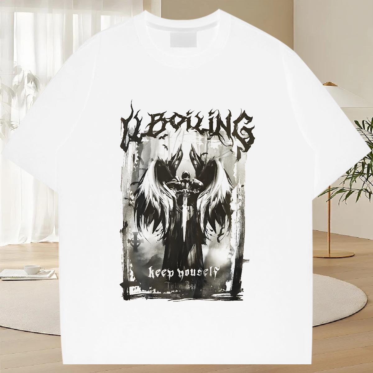 New Designer T shirt Oversized S-3XL Men Tops Tees Outdoor Cotton O Neck Short Sleeves Soft Wear