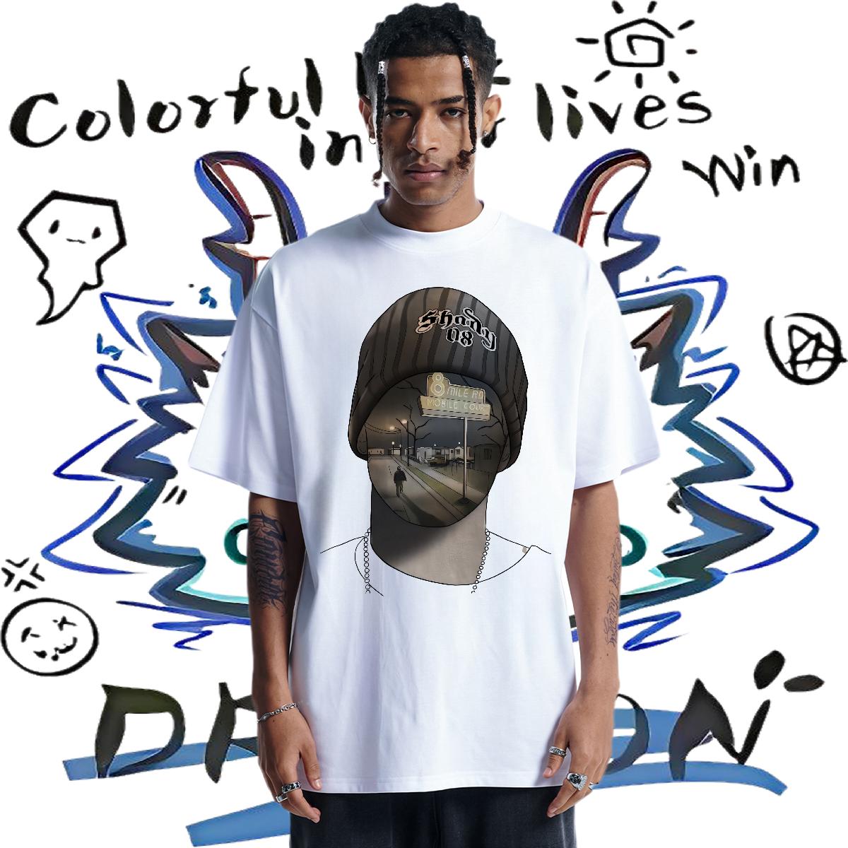 High Quality Mens T Shirts Beach Short sleeve Cotton Soft Mens Tshirts Designer Fashion Anime Print Top Tees