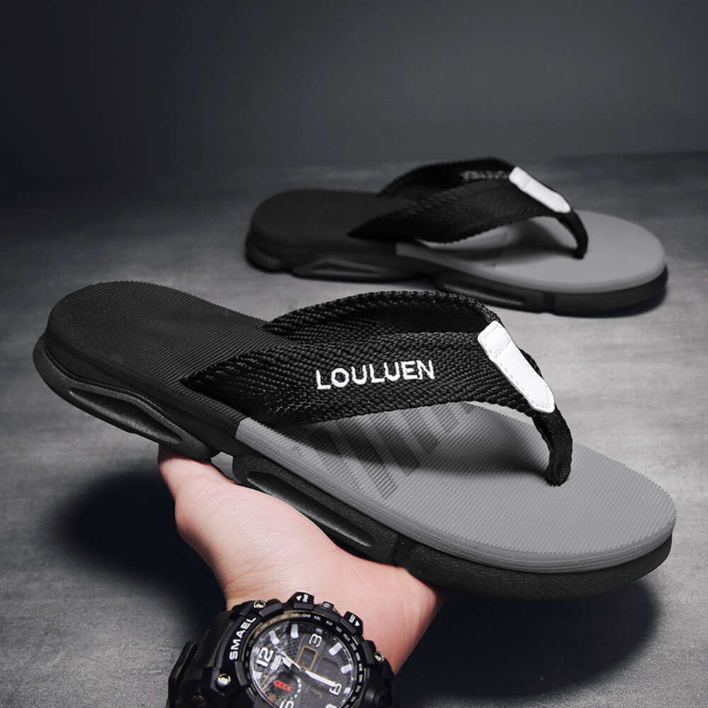 High Quality Brand Flip Flops Fashion Breathable Casual Men Beach Slippers Summer Outdoor dbd74