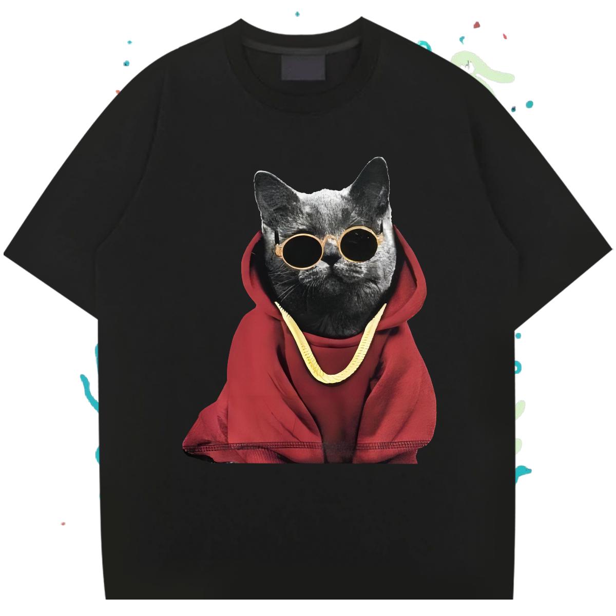 High Quality T shirt Daily Wear 180g Cotton Tshirts Customized Floral Print Tops Shirt