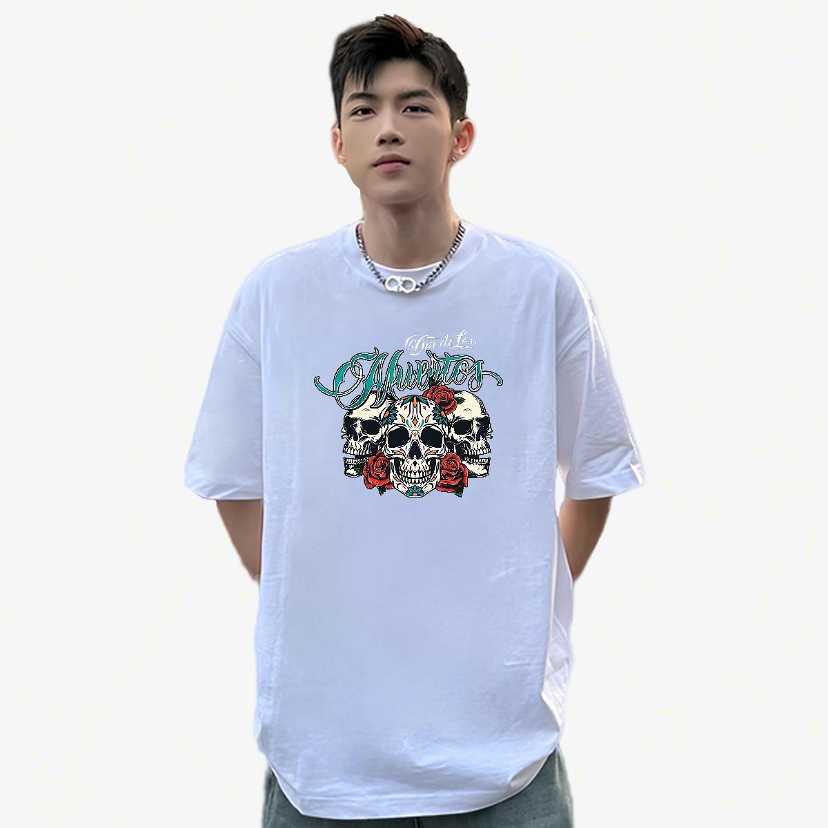 Fashion Mens T Shirts Custom Tshirts Casual Daily Wear 180g Cotton Wholesale Tees