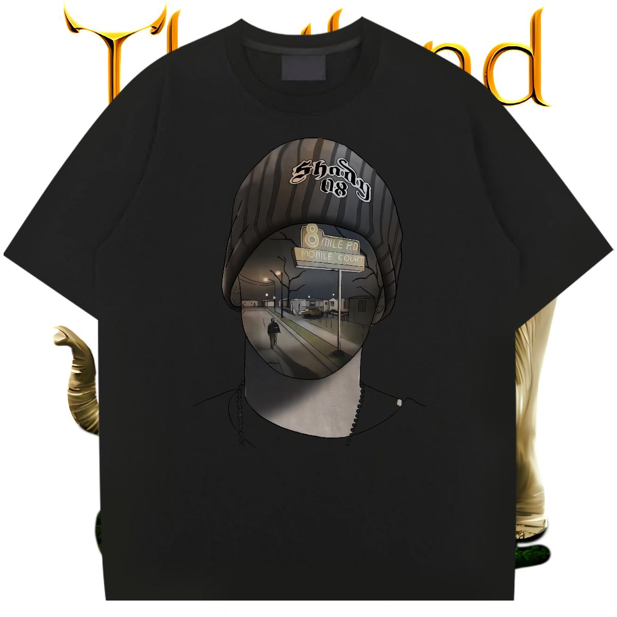 Soft T-Shirts for Men Hip Hop Street Breathable Crew Neck Cotton Men Tops Tees Classic Casual Custom Tshirts