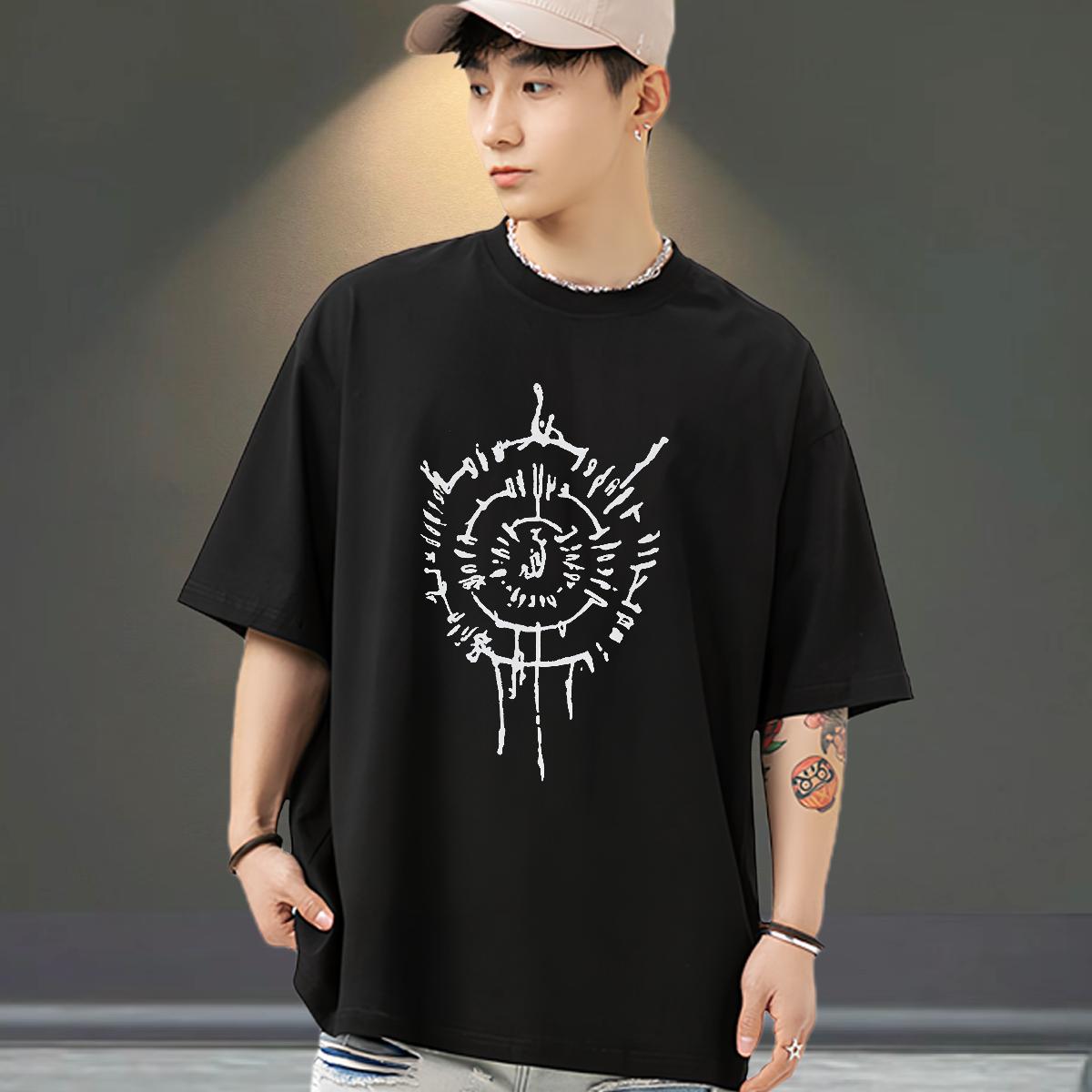 High Quality Man T Shirts Sport Cotton Breathable Soft Tshirts New Designer Cartoon Print Tops Tees