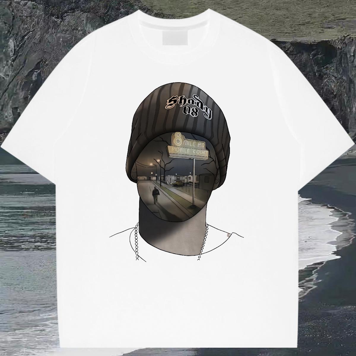 High Quality Men T Shirts Street O-Neck Short Sleeve Cotton Men Clothes T-Shirt 2024 Summer Custom Print Oversized Wear
