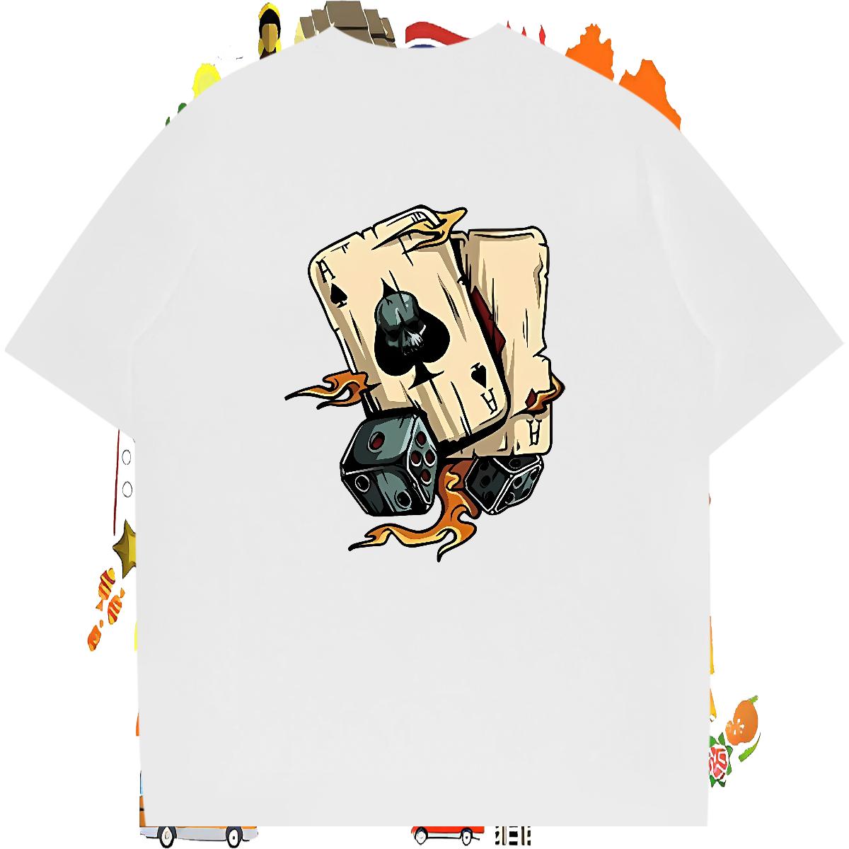 2024 DIY T shirt DIY Printed Men Clothes T-Shirt Casual Beach Crew Neck Cotton Breathable Brand Tops