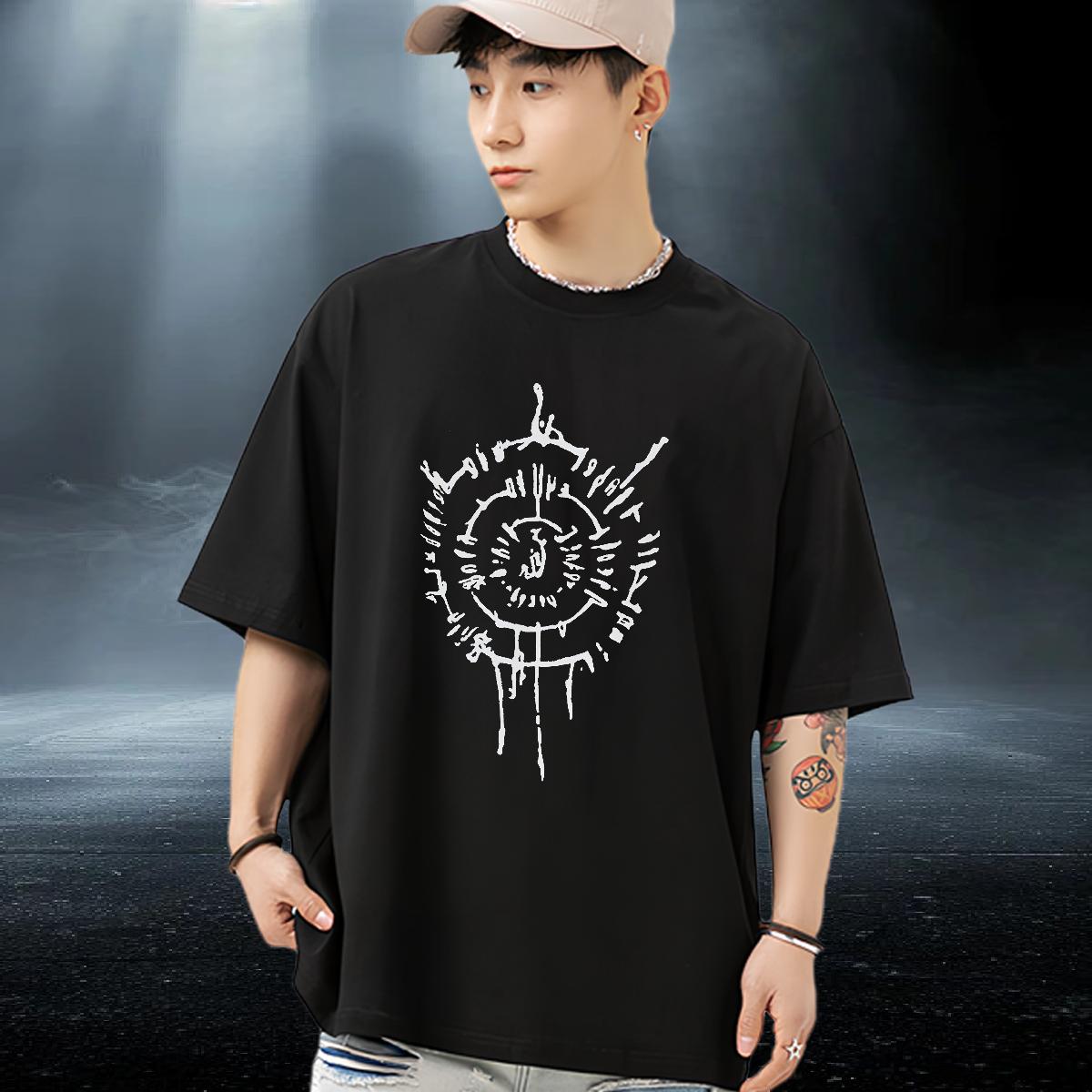 Soft T-Shirts Casual Beach Round Neck Short Sleeve Mens Tshirts DIY Customized Floral Print Clothes