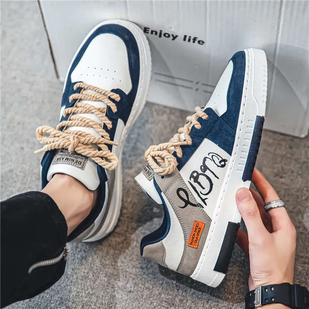 Men Fashion Sneakers Casual Skate Low Top 2023 Spring Autumn Lightweight Shoes for Male 53833