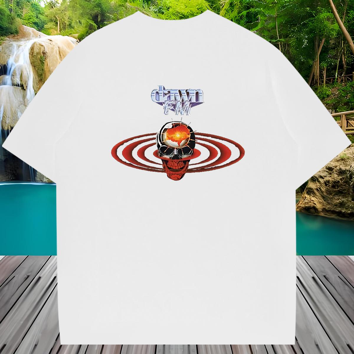 Loose T Shirt For Man Cotton Breathable Short Sleeve Casual Men Clothes T-Shirt DIY Printed DIY Customized Wear