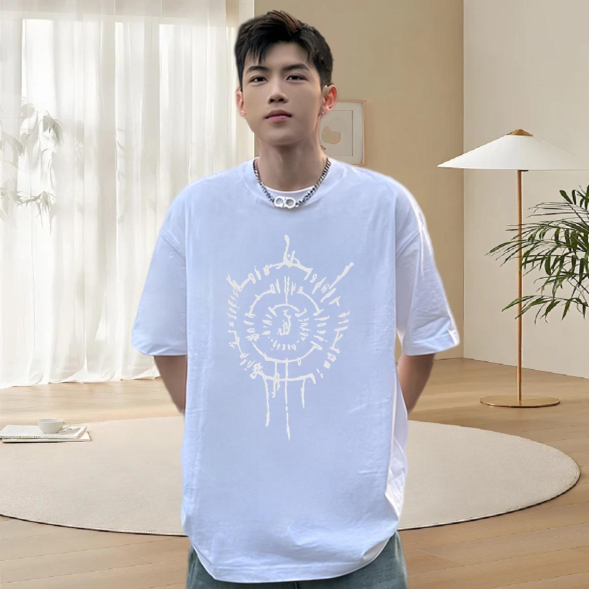 Designer Men T Shirts Street wear Hip Hop Short sleeve Cotton Soft Mens Tshirts DIY Customized DIY Tops Shirt