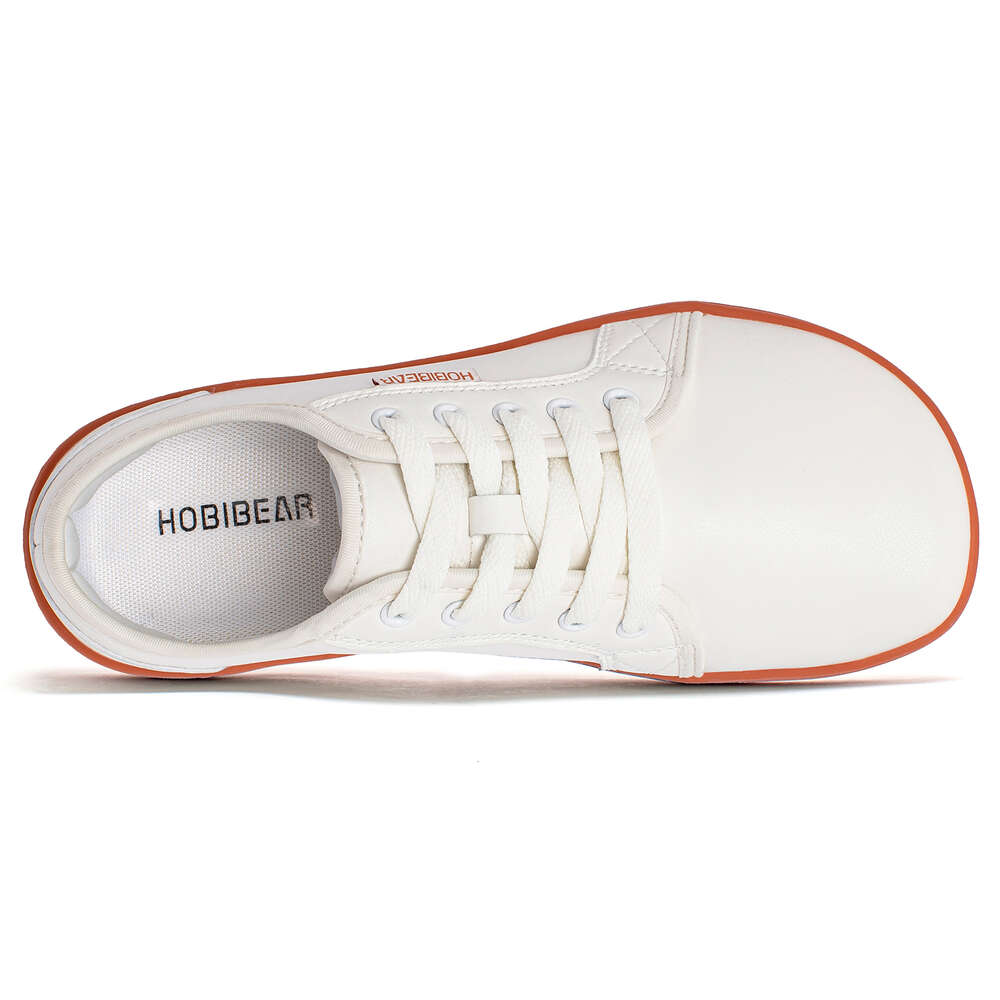 HOBIBEAR Wide Barefoot Artificial Leather for Unisex Minimalist Zero Drop Shoes Non-Slip Fashion Sneakers 42f7e