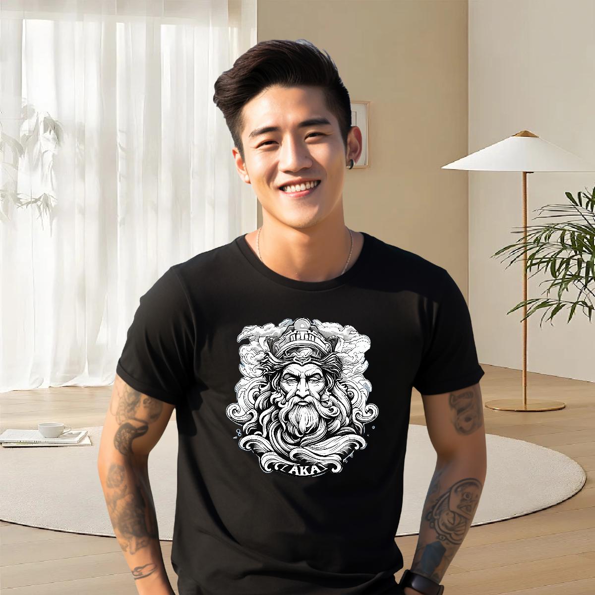 Fashion T shirt DIY Printed Street Couples T Shirts Crew Neck Cotton Breathable Designer Tees