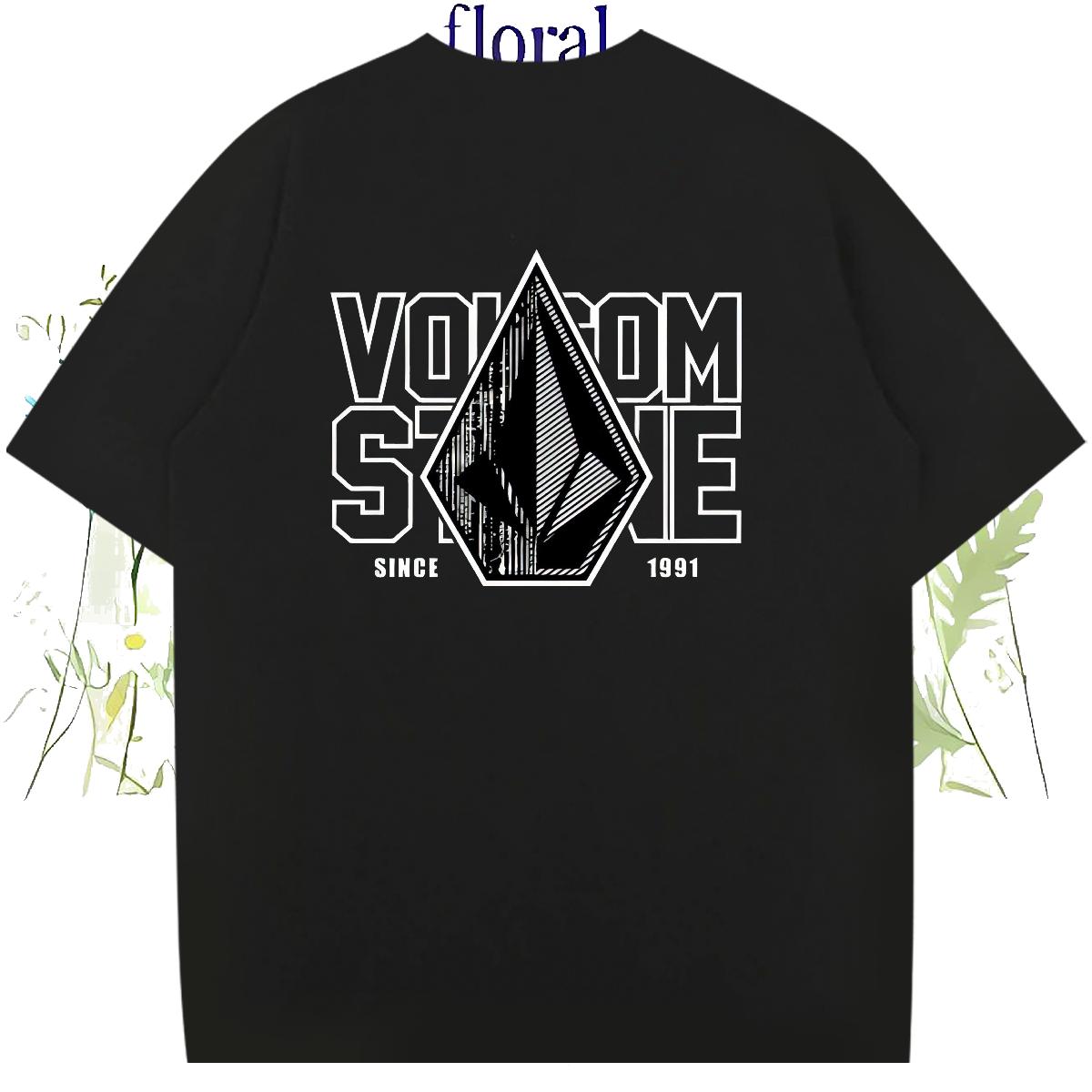 Fashion T shirt Cartoon Print Tshirts Street Wear O-Neck Short Sleeve Cotton Loose Fit Clothings