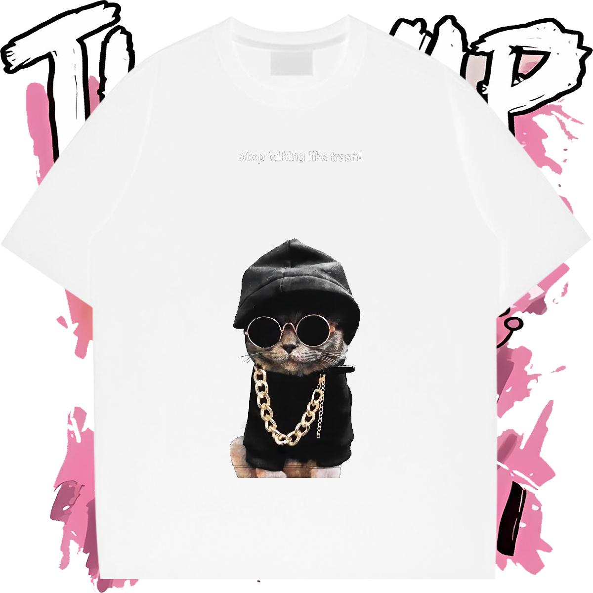 DIY Men T Shirts Short sleeve Cotton Soft Hip Hop Street Men Tees Anime Unisex Tops