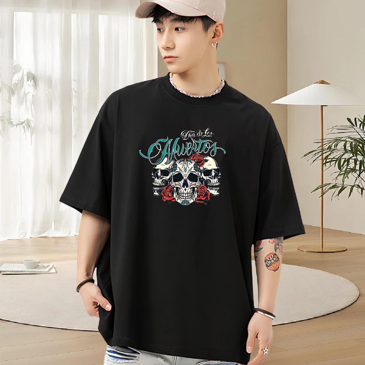 Cool Design T Shirt For Man Street Wear Cotton O Neck Short Sleeves Men Clothes T-Shirt 2024 DIY Custom Cartoon Tops