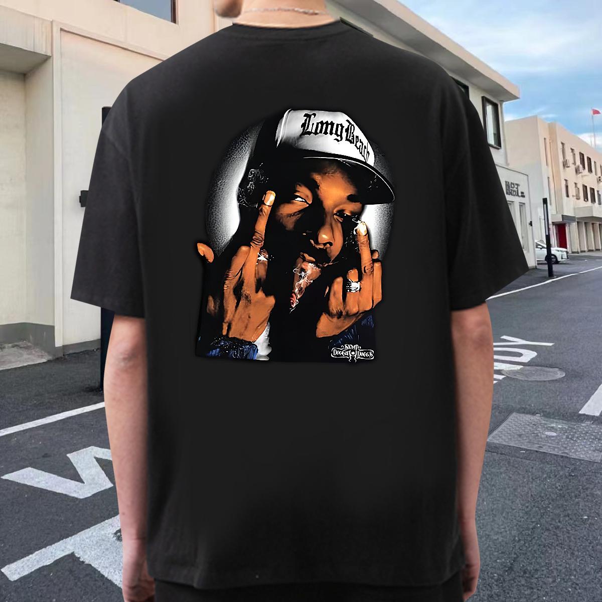 Custom T-Shirts DIY Street Casual Men Clothes T-Shirt Cotton Breathable Cool Tops