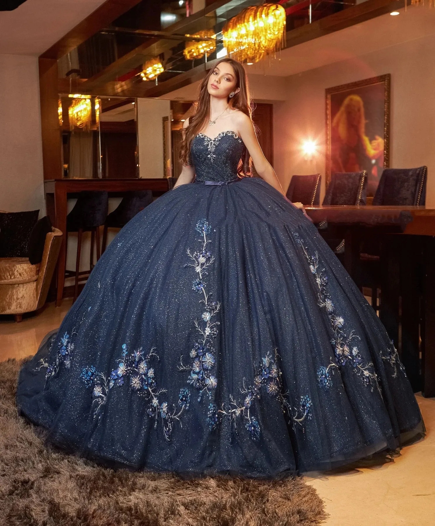 Black Mexican Quinceanera Dresses Ball Gown Sweetheart Sparkly Appliques Beaded Puffy Charro Sweet 16 Dresses 15 Anos