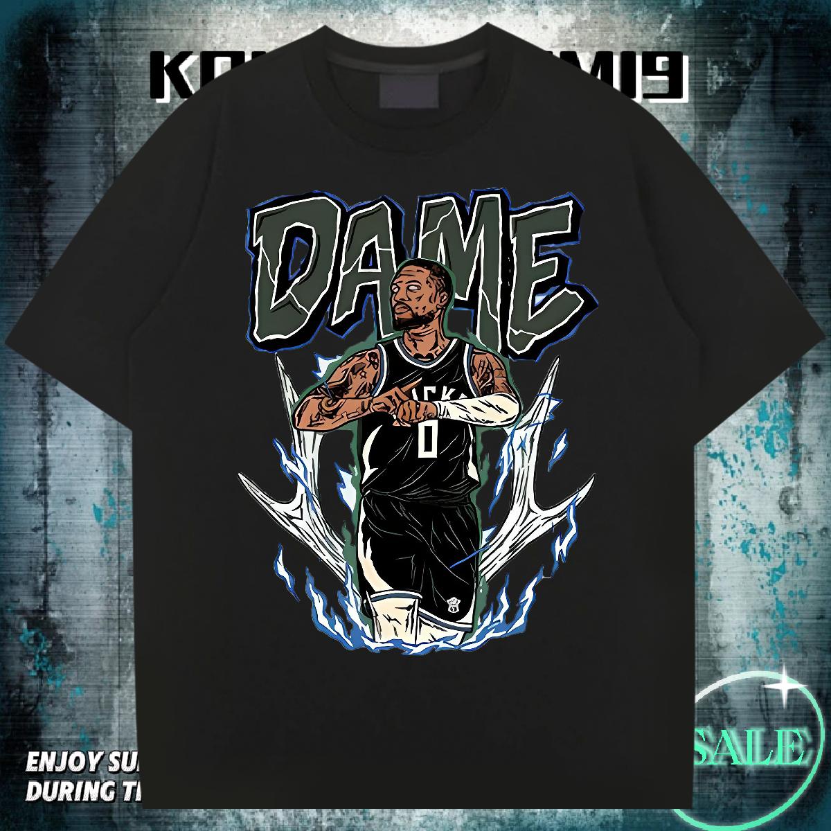 2024 T-Shirts for Men Anime Tshirts Hip Hop Street O-Neck Short Sleeve Cotton Loose Top Tees