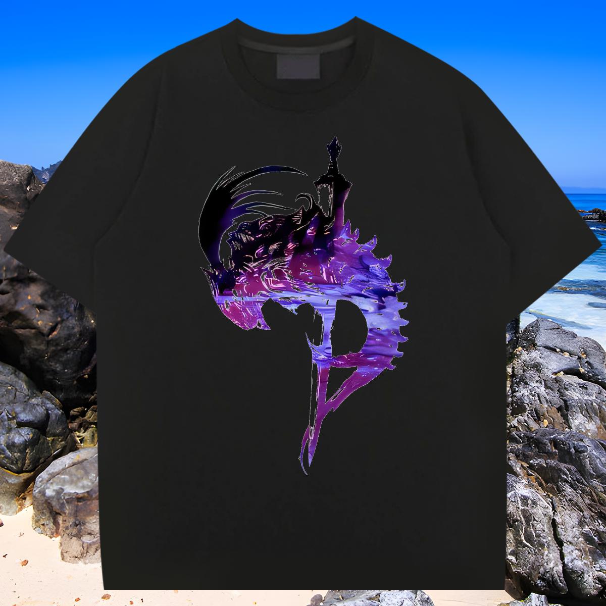 High Quality T shirt High Street Hip Hop Cotton Breathable Couples T Shirts 2024 Summer Custom Print Plus Size Tshirts