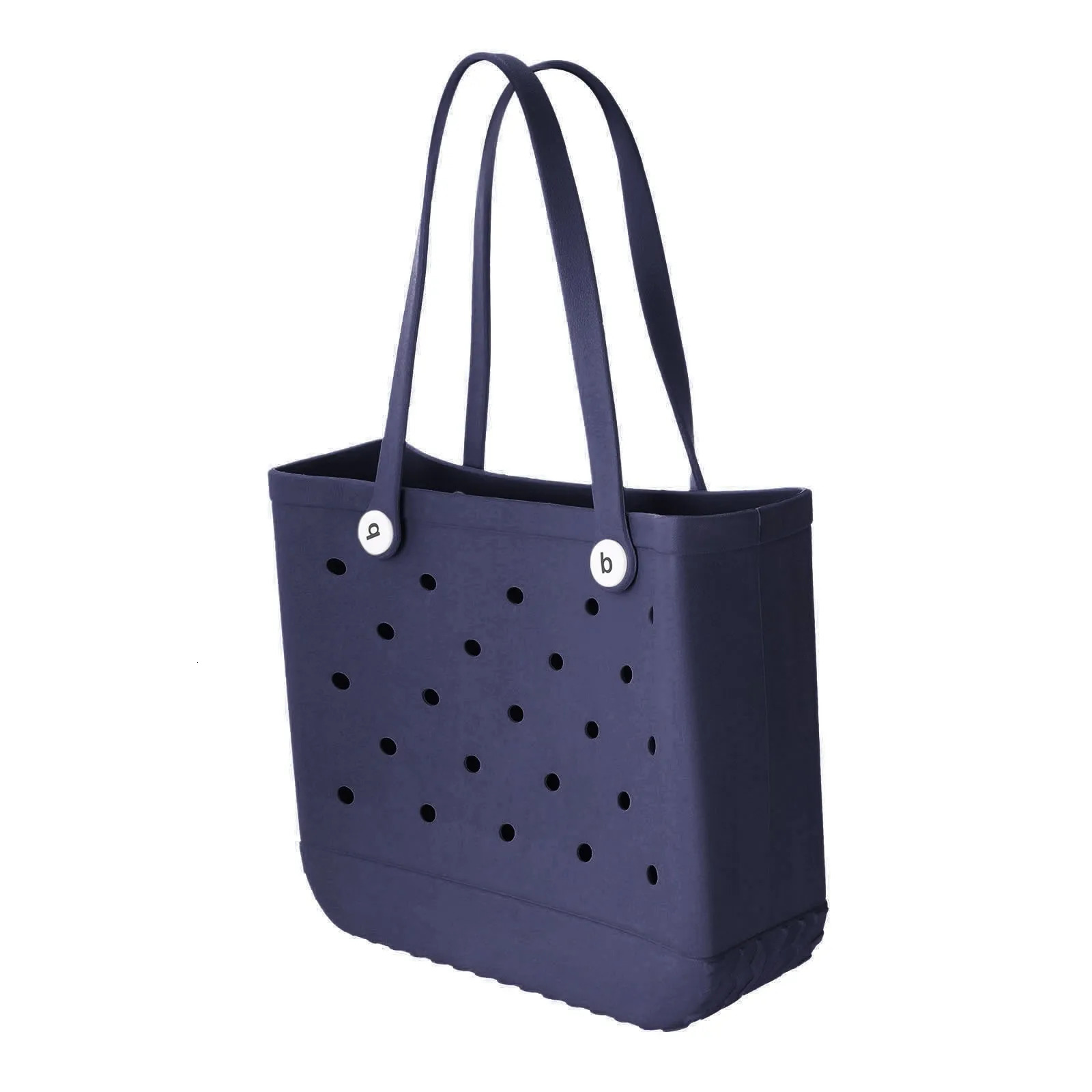Large Boggs Beach Bag Summer EVA Basket Women Picnic Tote Holes Waterproof Handbag Pouch Shopping Shoulder 240520