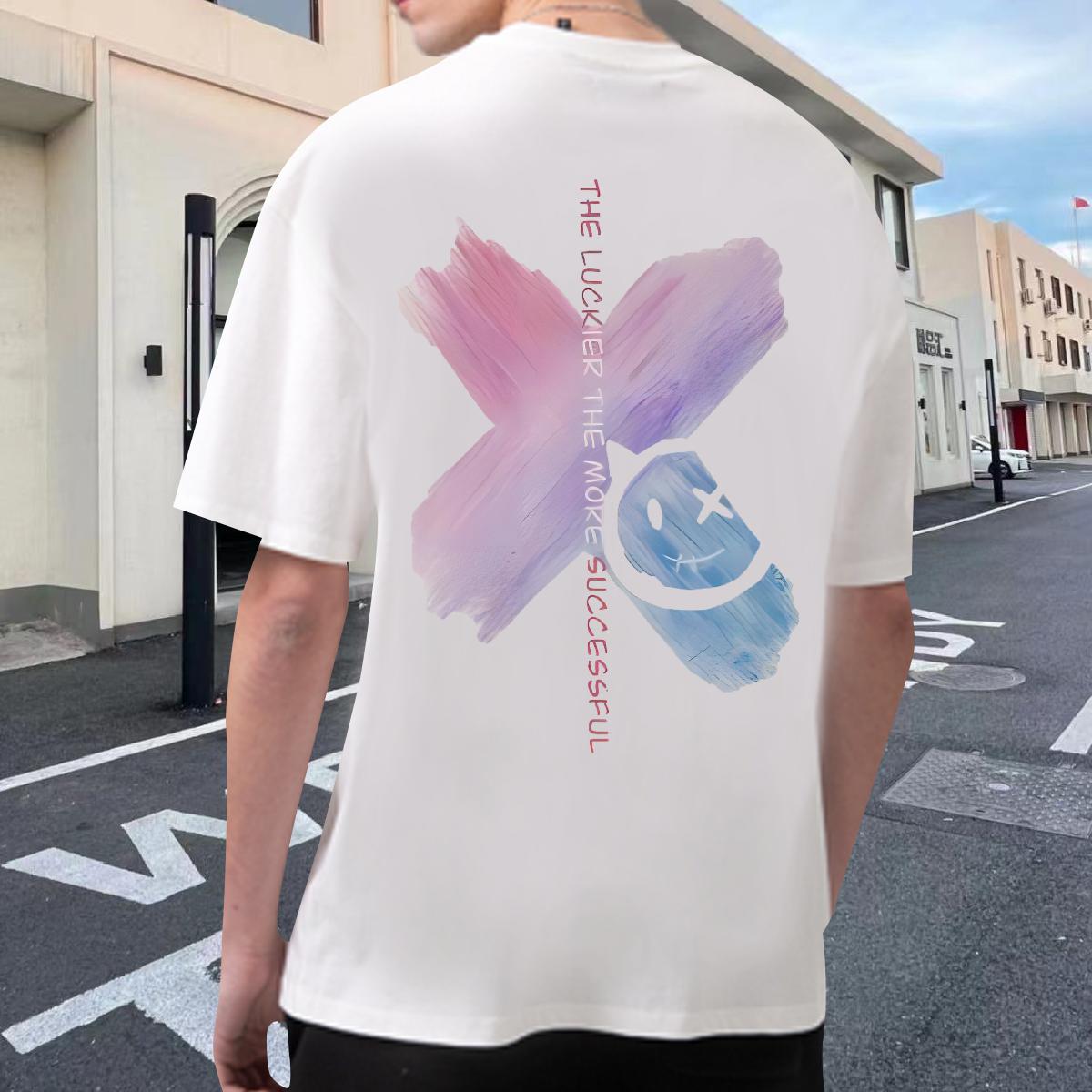 2024 New T Shirt For Man Custom Sports Casual Men Tops Tees Cotton Breathable Classic Tops Shirt