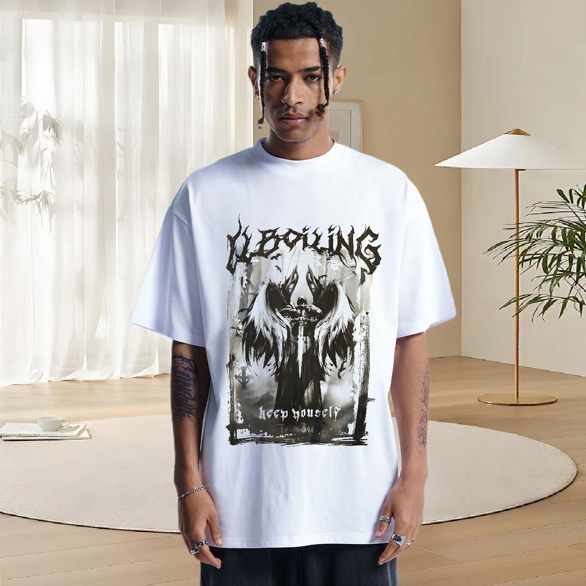 New Designer T shirt Oversized S-3XL Men Tops Tees Outdoor Cotton O Neck Short Sleeves Soft Wear