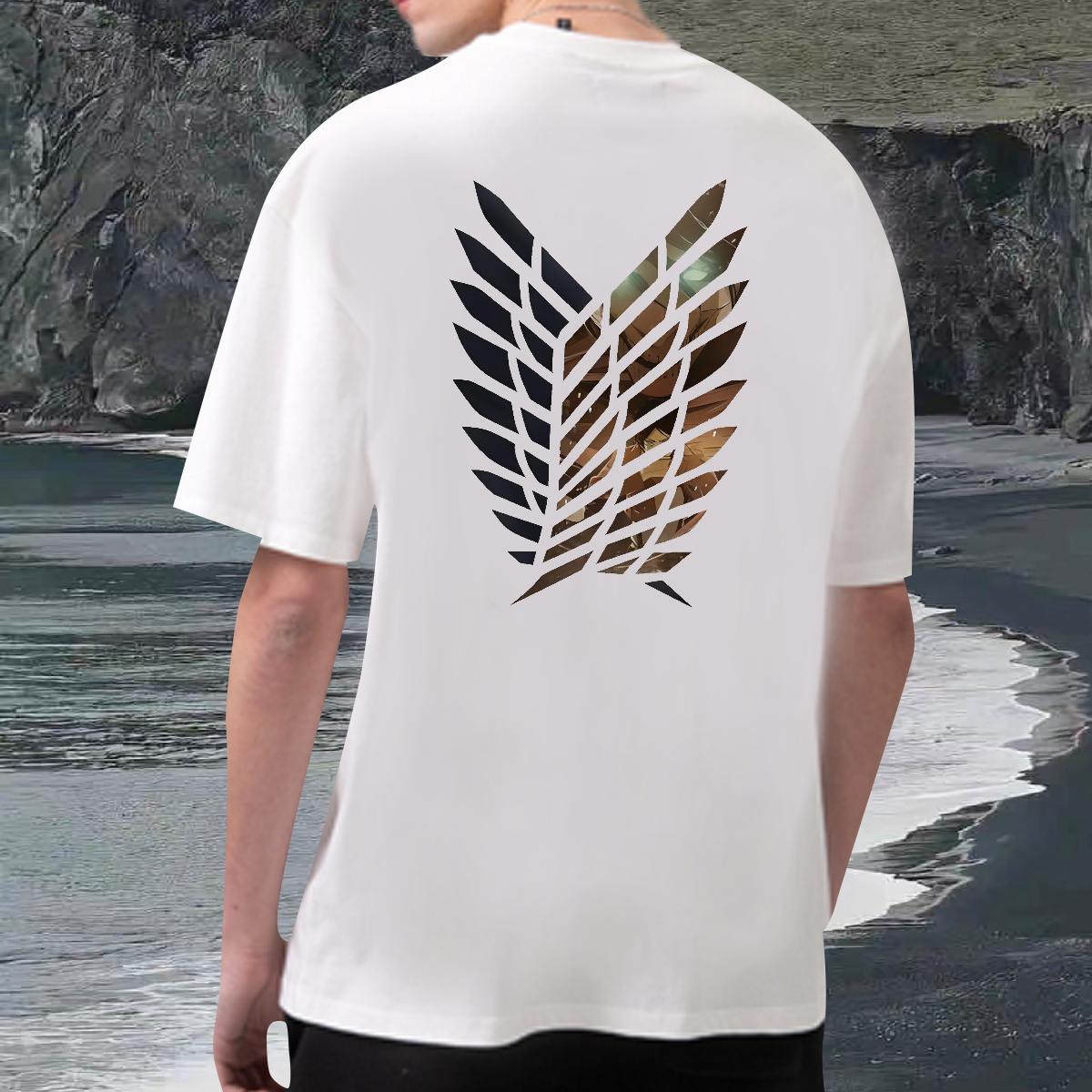 DIY Customized T Shirt For Man Custom Anime Summer Casual Men Clothes T-Shirt Breathable Crew Neck Cotton Brand Tees
