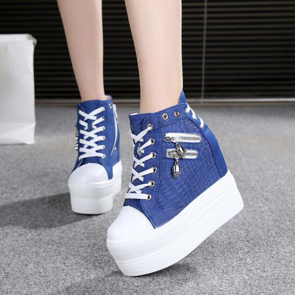 NEW Brand Hidden Heels Platform Sneakers Women Breathable Air Wedge Sock Shoes Woman Casual Ladies Boots Zapatos Mujer 2024 W05
