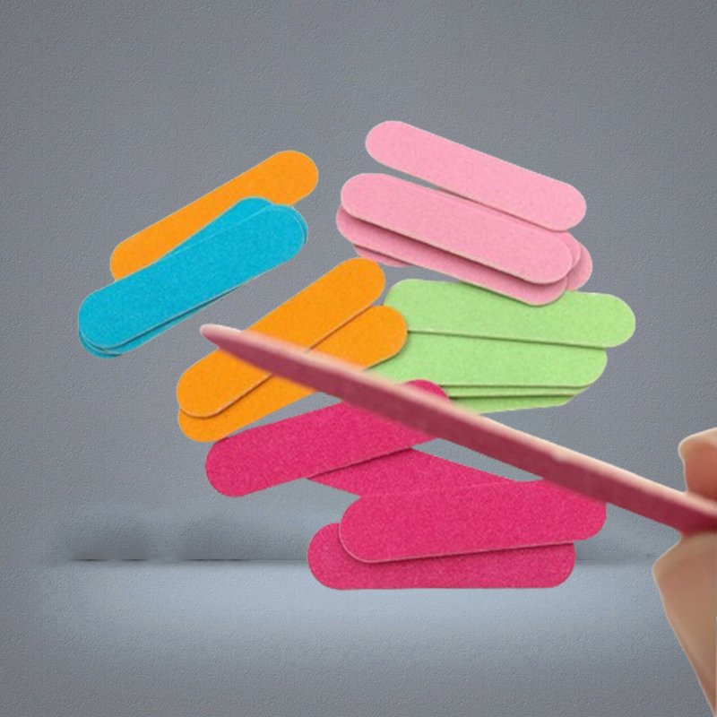 Mini Professional Nails Files Art Tools Sand Emery Board Sandpaper DoubleSided Nail Buffer Grit Nail Art