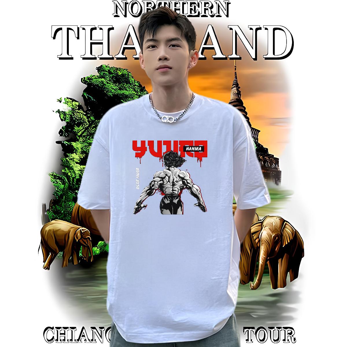 2024 DIY T Shirts Men Cotton Breathable Outdoor Men Tshirts Custom Anime 5A Tees