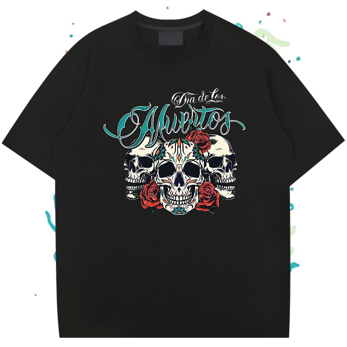 Classic Man T Shirts Hip Hop Street Cotton Breathable Men Tshirts 2024 Summer DIY Printed Tops Tees