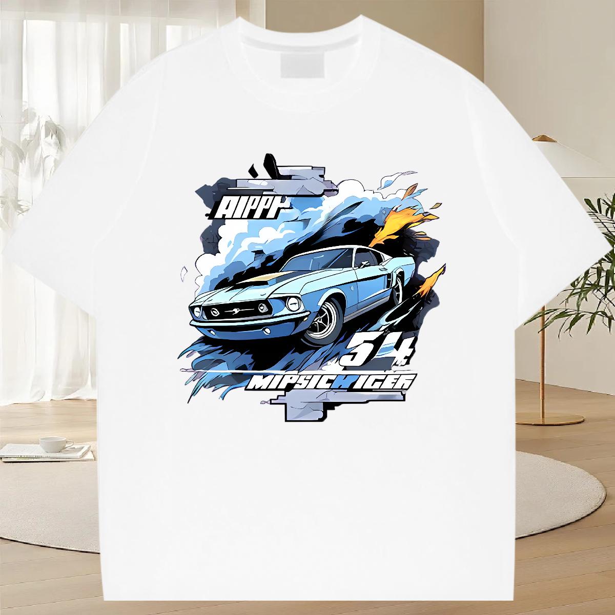 Brand T Shirts Men Custom Print Plus Size Hip Hop Street Men Clothes T-Shirt Cotton Breathable Soft Cool Tees