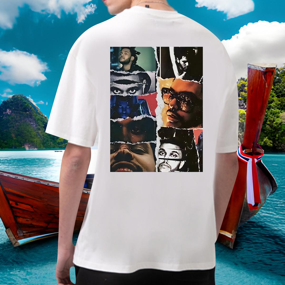 2024 Summer Men T Shirts Cartoon Print Men Tops Tees Hip Hop Street Cotton Breathable Short Sleeve Unisex Tees Shirts