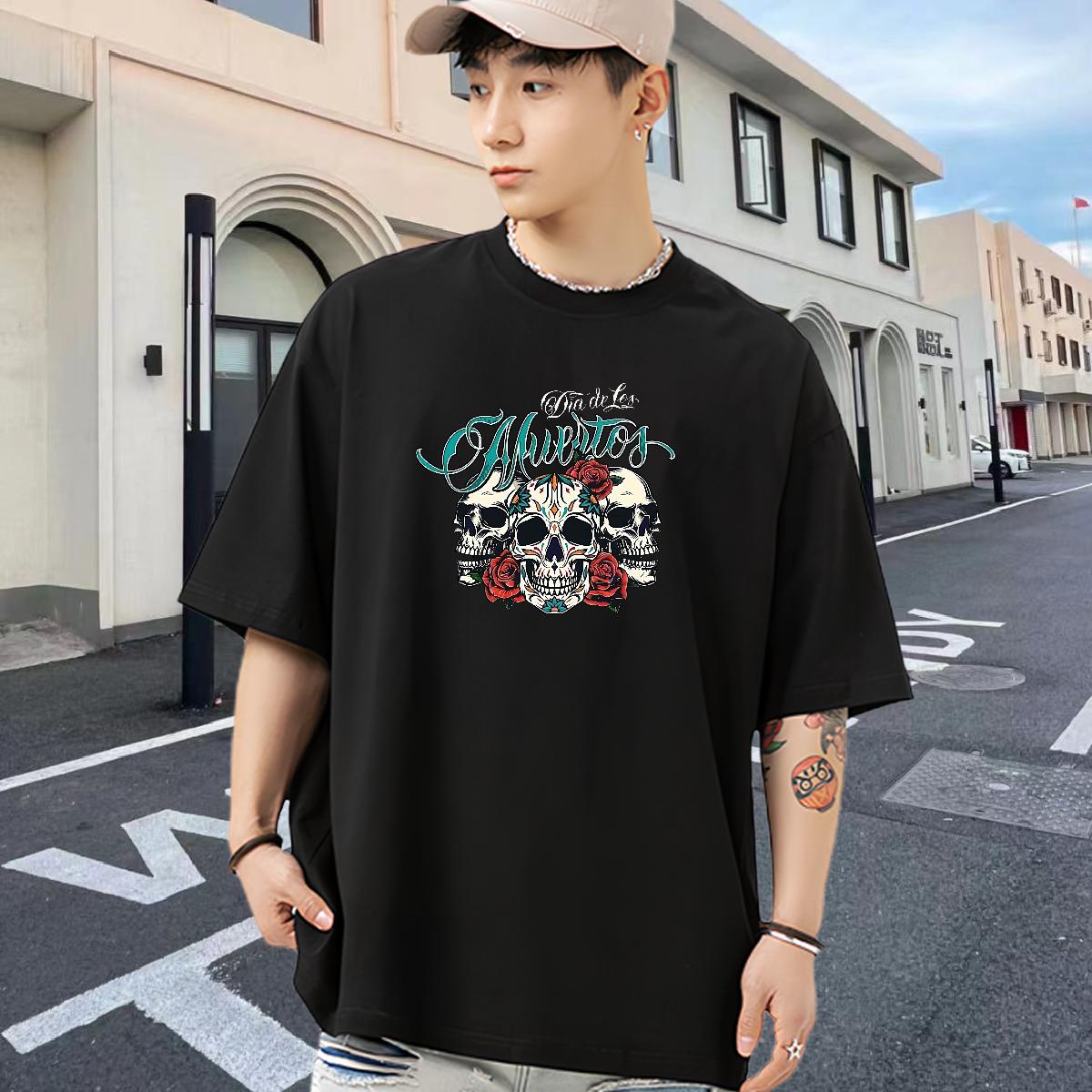 New Designer Men T Shirts DIY Printed Men Tops Tees Home Outdoor Short Sleeve Cotton O-Neck 5A Tee Shirt