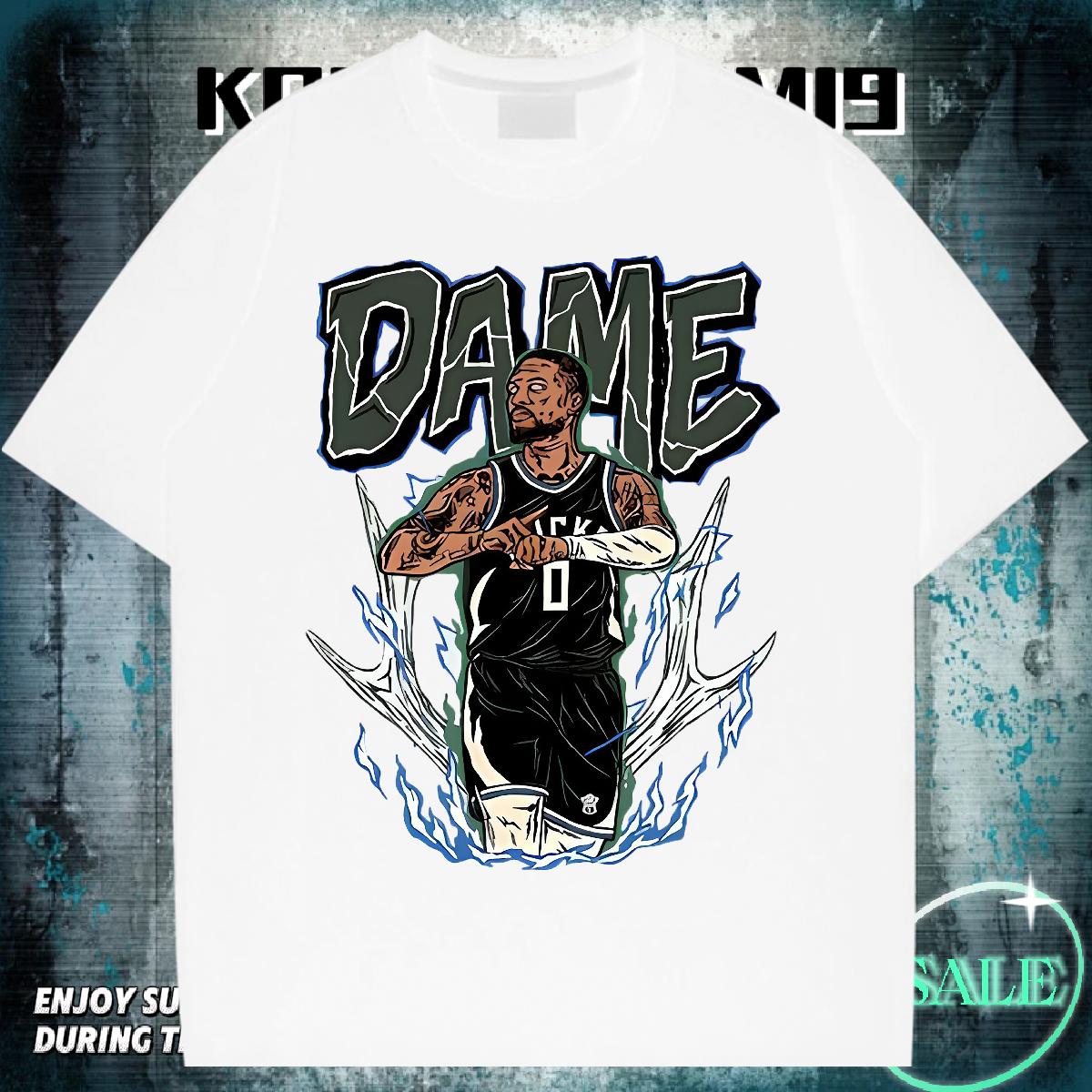 2024 T-Shirts for Men Anime Tshirts Hip Hop Street O-Neck Short Sleeve Cotton Loose Top Tees