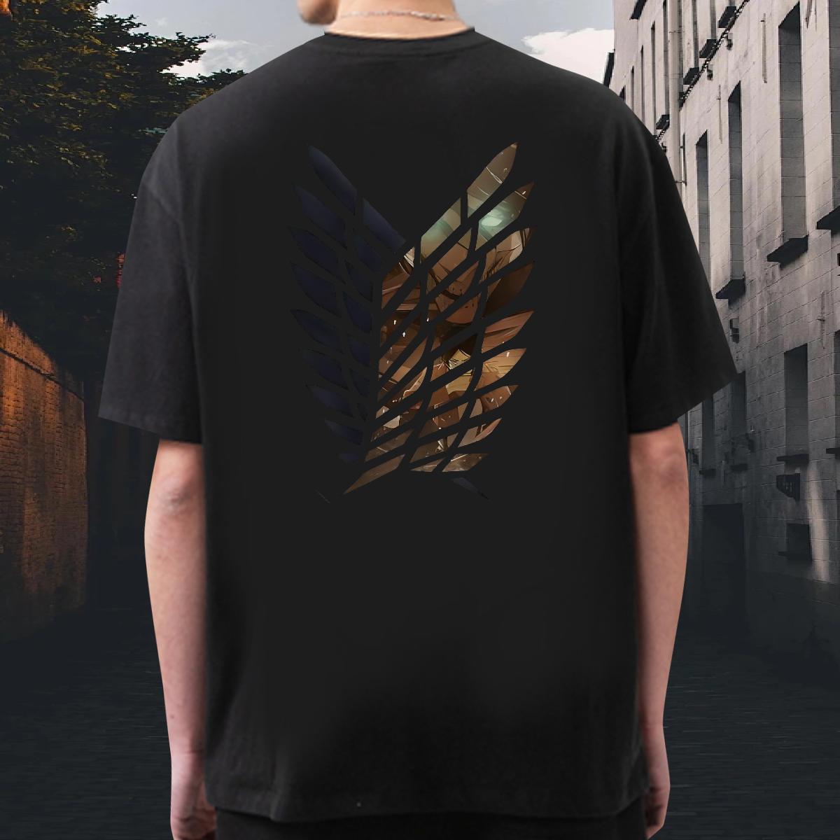 Fashion Casual T Shirt For Man Custom Cartoon Casual Daily Wear Men Tshirts Breathable Short Sleeve Wholesale Tees