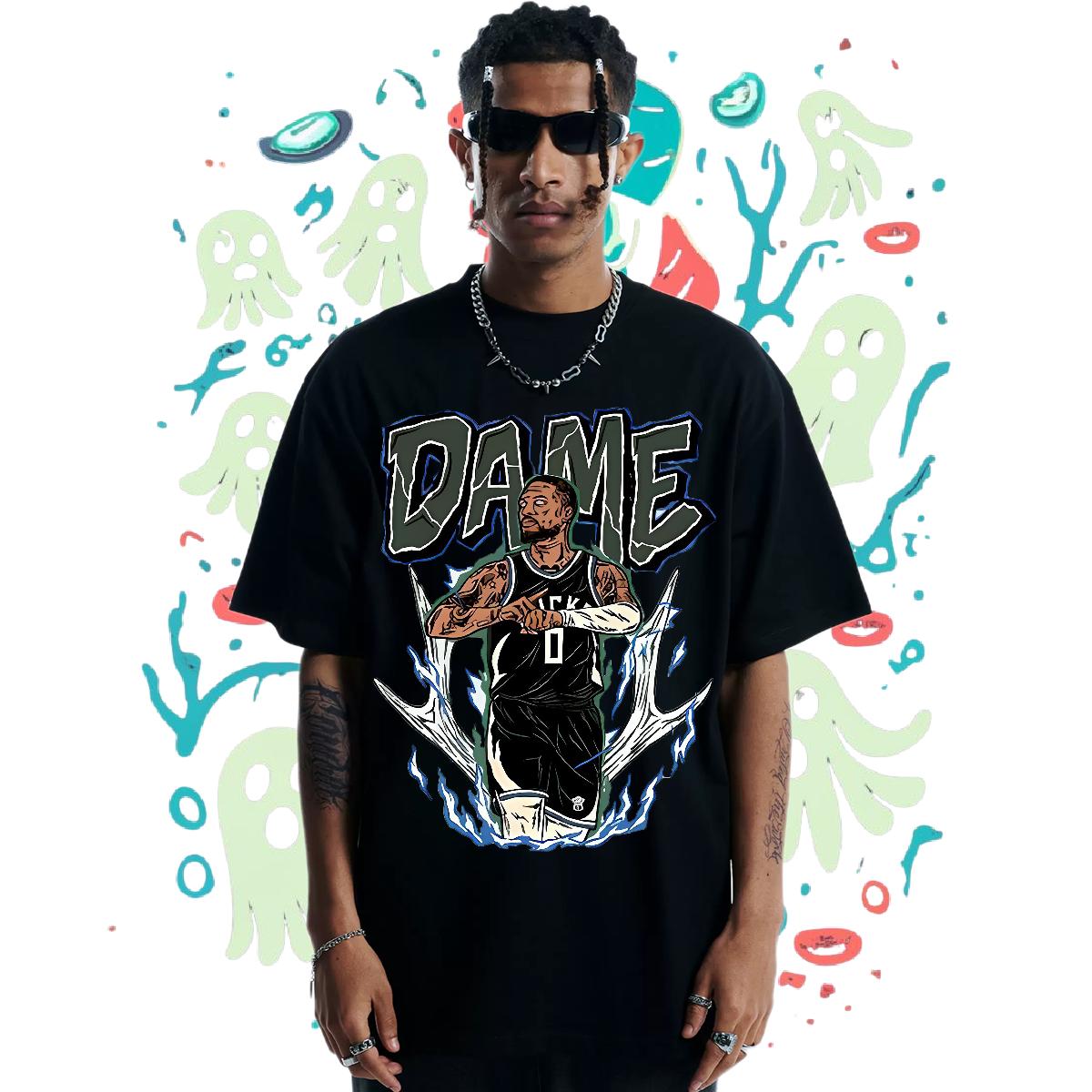 Wholesale T-Shirts DIY Logo Tshirts Street Casual Crew Neck Cotton Breathable Loose Wear