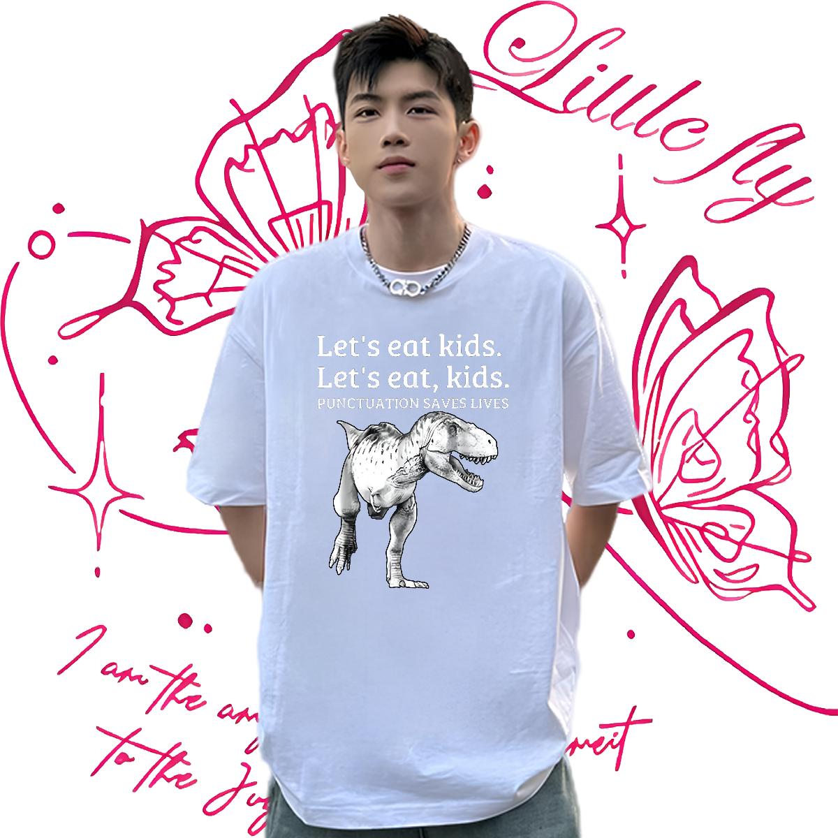 Soft T shirt Home Outdoor O-Neck Short Sleeve Cotton Couples T Shirts Fashion Designer DIY Printed Clothes