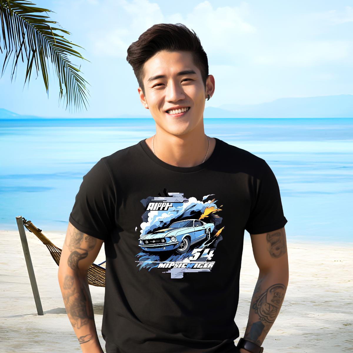 Customized T-Shirts Asian Size Daily Outfit Couples T Shirts Cotton O Neck Short Sleeves Soft Tops Tees