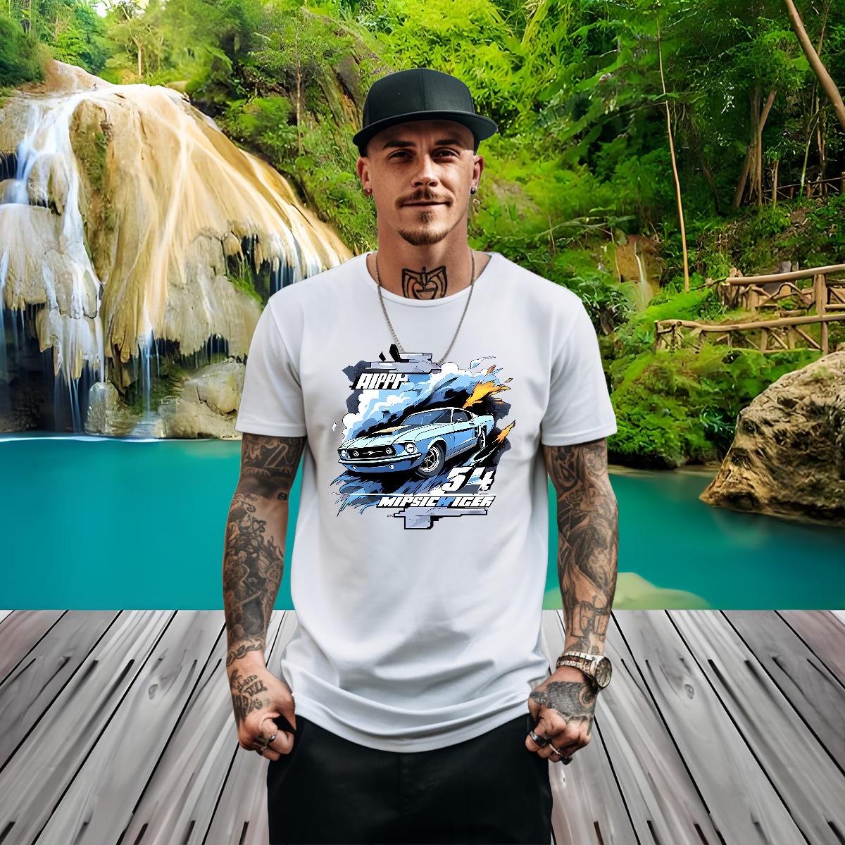 2024 Summer T shirt Custom Print Plus Size Street Casual Mens Tshirts Cotton Breathable Short Sleeve Designer Tees Shirts