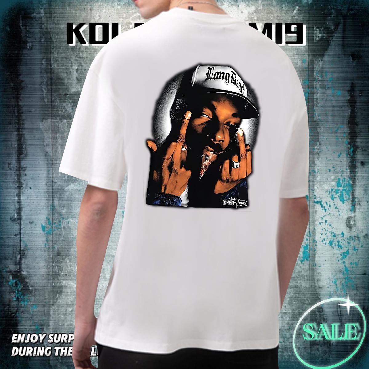 2024 Summer T-Shirts for Men Customized Print Hip Hop Tshirts O-Neck Short Sleeve Cotton Loose Tops