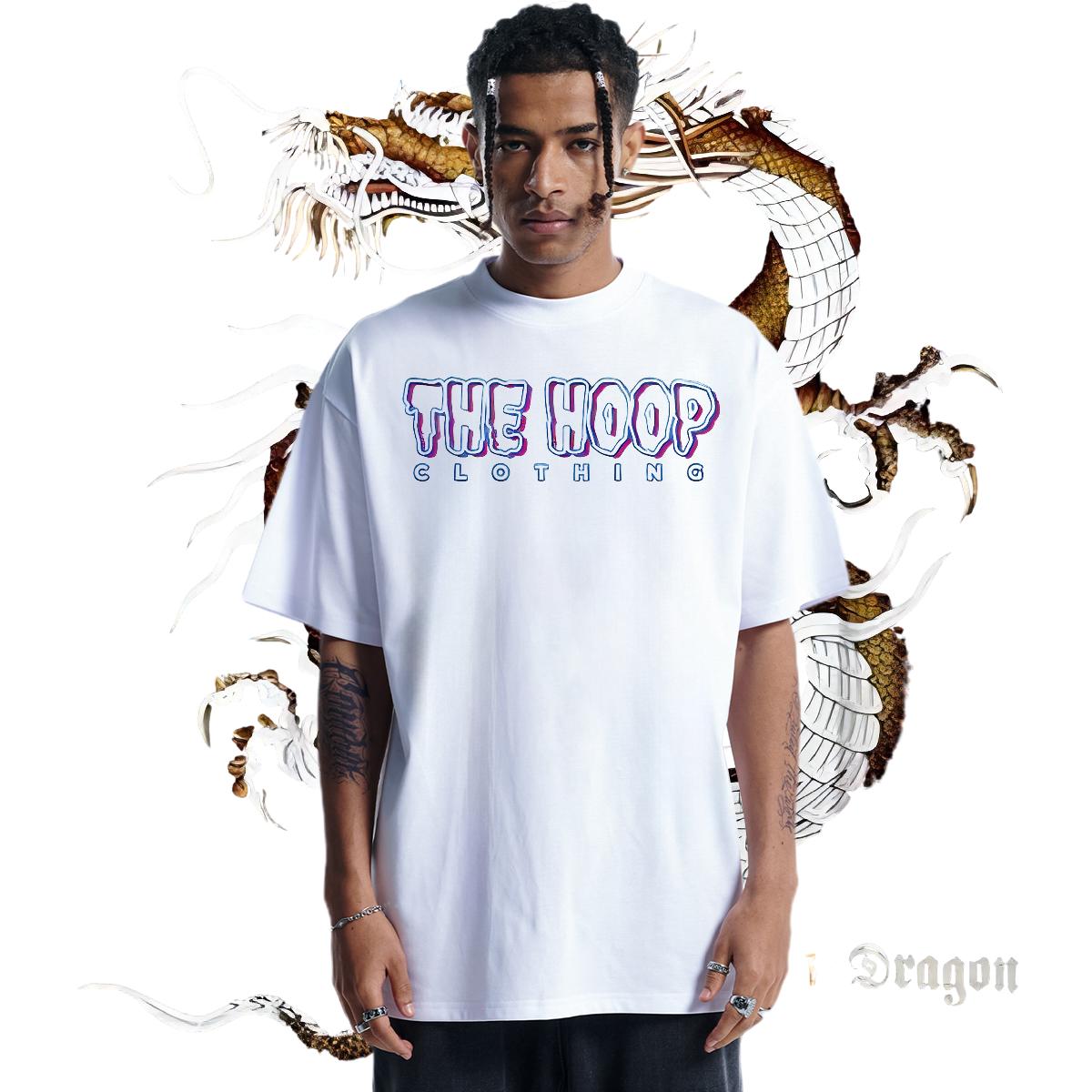 Stylist T-Shirts Plus Size Cartoon Men Tshirts Street Casual 180g Cotton Loose Tees
