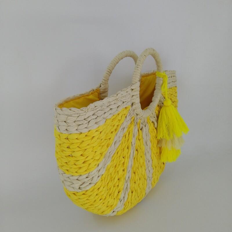 Designer handbag, women's retro cute grass woven bag, fashionable and simple, large capacity shopping bag, beach women's grass woven handbag