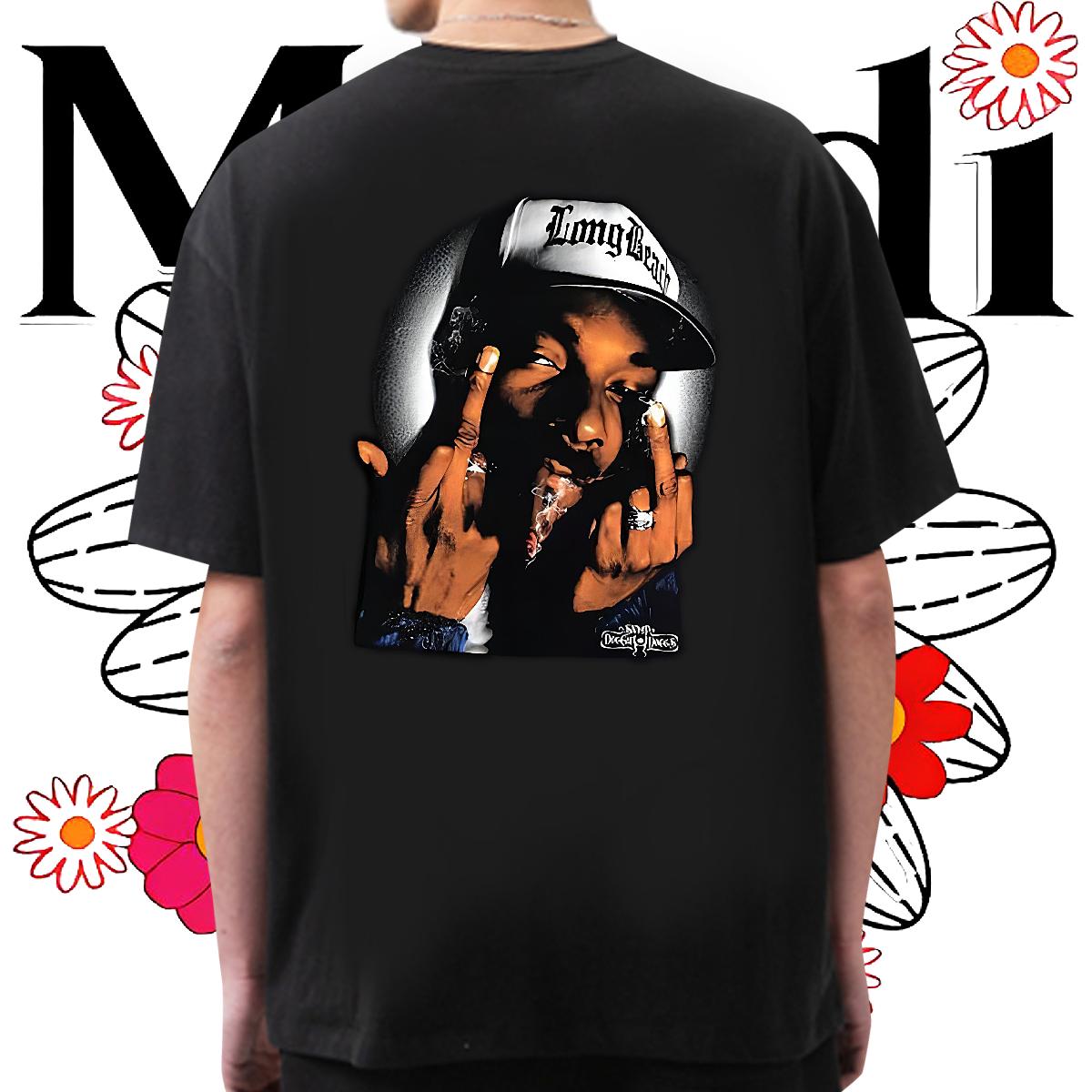 Soft T-Shirts Cotton Breathable Street Couples T Shirts Black Oversized Custom Tee Shirt