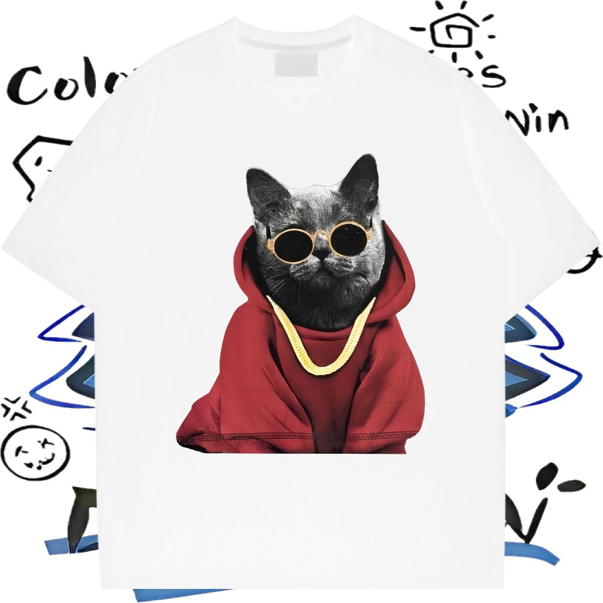 Loose Fit Men T Shirts Casual Daily Wear Cotton Breathable Short Sleeve Mens Tshirts Fashion Design Customized Print Tshirts