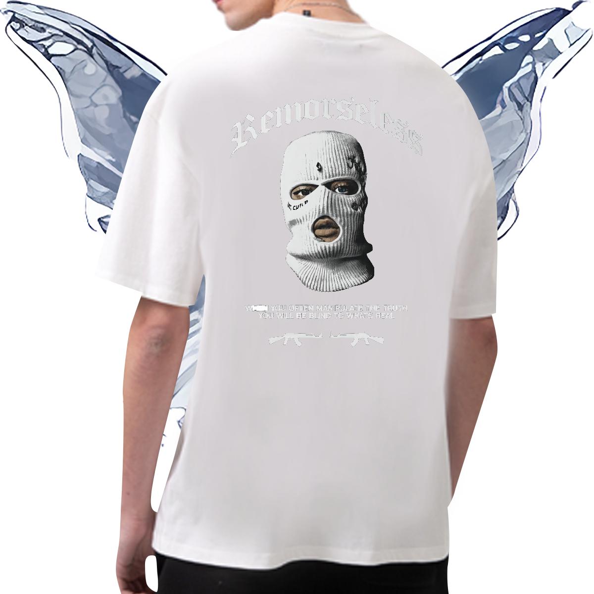 New Arrival Mens T Shirts DIY Printed Men Tshirts Daily Outfit Breathable Crew Neck Cotton Comfortable Tees Shirts
