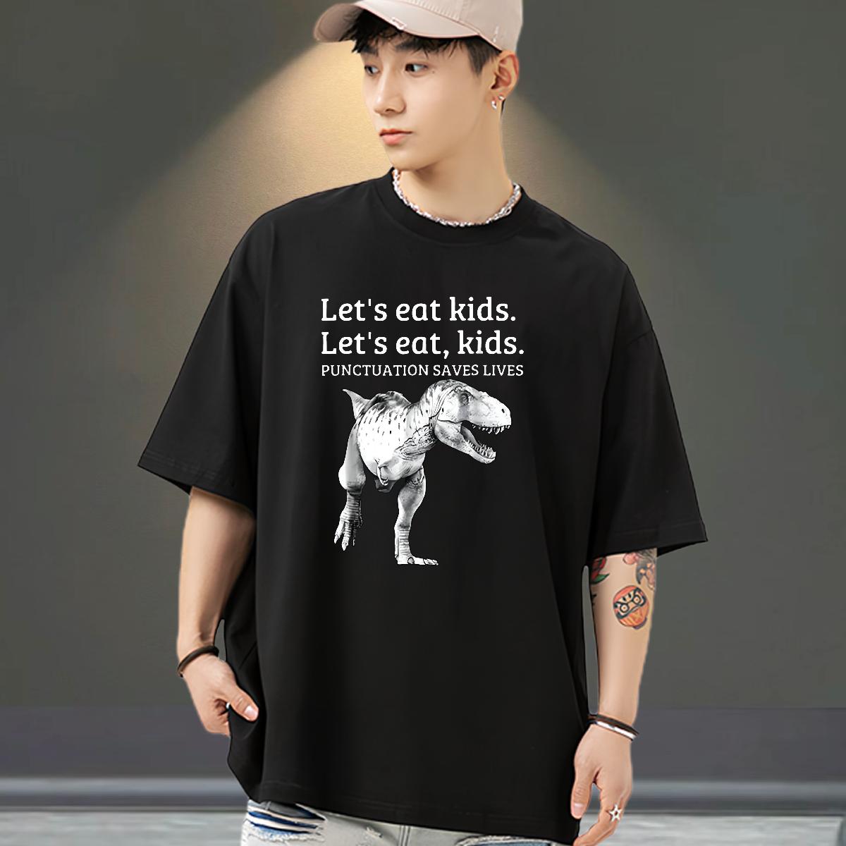 Popular Men T Shirts Home Outdoor Breathable Crew Neck Men Clothes T-Shirt Fashion Design Customized Wear