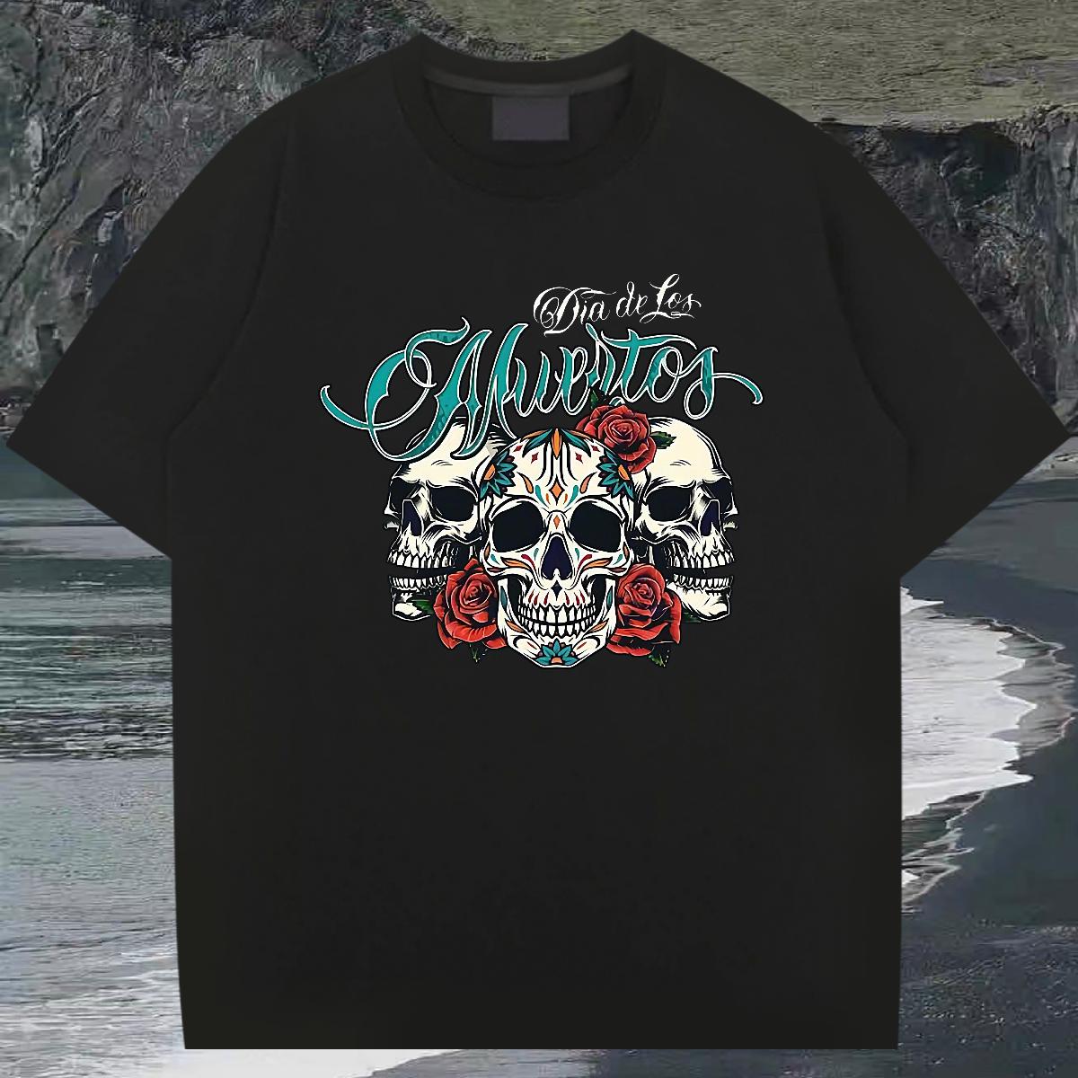 Unisex T-Shirts Street wear Hip Hop Short Sleeve Cotton O-Neck Mens Tshirts Customized Black White Tshirts