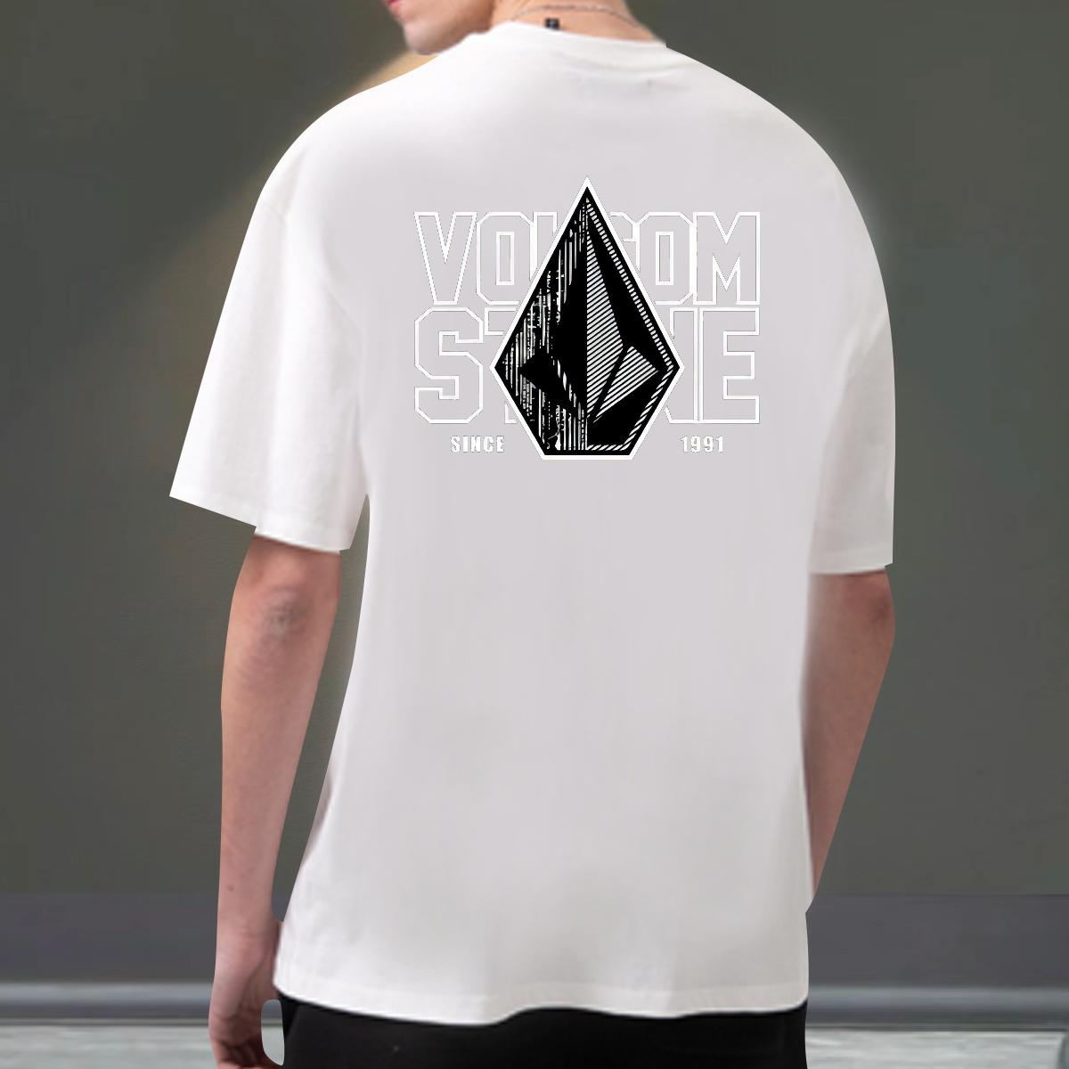 Unisex T-Shirts Crew Neck Cotton Breathable Hip Hop Street Couples T Shirts Plus Size Custom Fashion Design Polos