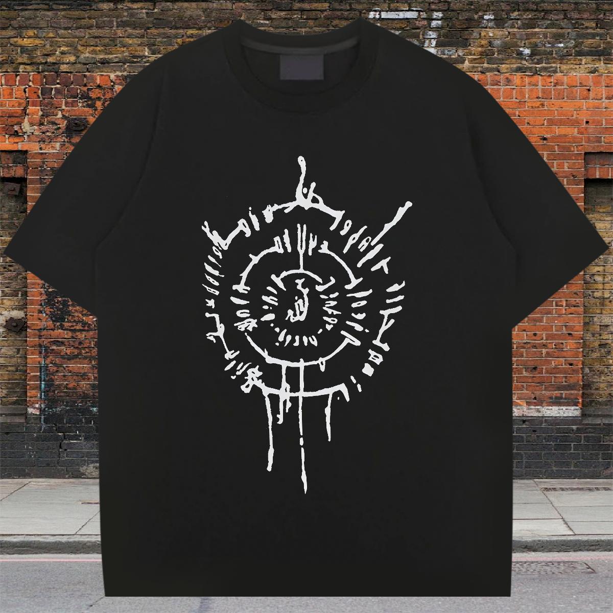 Designer T shirt Street Casual Round Neck Short Sleeve Men Tshirts DIY Customized Cartoon Printing S-3XL Clothings